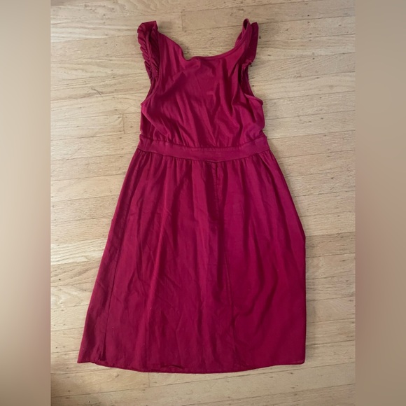 Velvet by Graham and Spencer cotton dress with pockets and pin tuck waist - Picture 6 of 9